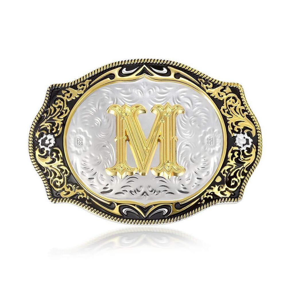 5143 Belt Buckle Initial Letter Belt Buckles Small Size Girls Boys Western